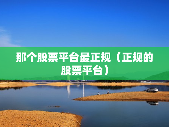 那个股票平台最正规（正规的股票平台）