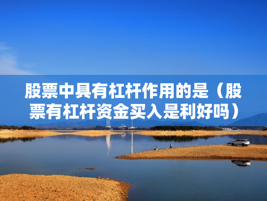 股票中具有杠杆作用的是（股票有杠杆资金买入是利好吗）