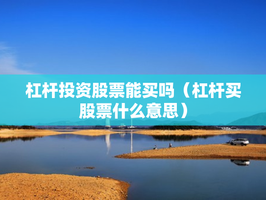 杠杆投资股票能买吗（杠杆买股票什么意思）