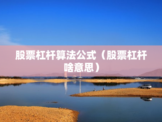 股票杠杆算法公式（股票杠杆啥意思）