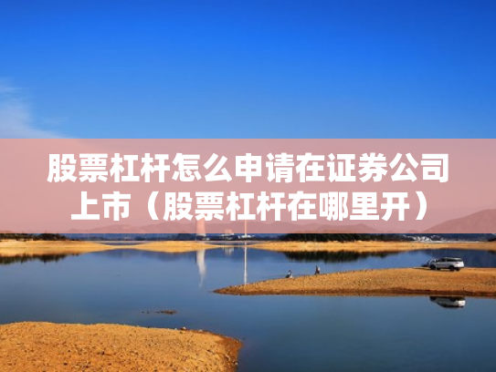 股票杠杆怎么申请在证券公司上市（股票杠杆在哪里开）