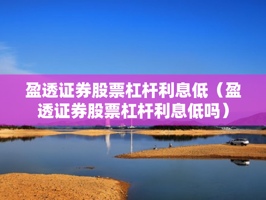 盈透证券股票杠杆利息低（盈透证券股票杠杆利息低吗）