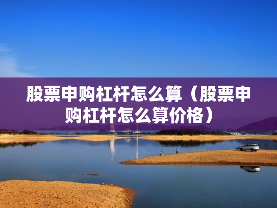 股票申购杠杆怎么算（股票申购杠杆怎么算价格）