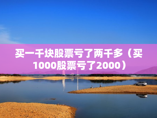 买一千块股票亏了两千多（买1000股票亏了2000）
