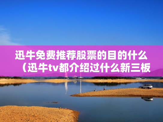 迅牛免费推荐股票的目的什么（迅牛tv都介绍过什么新三板）