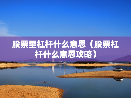 股票里杠杆什么意思（股票杠杆什么意思攻略）